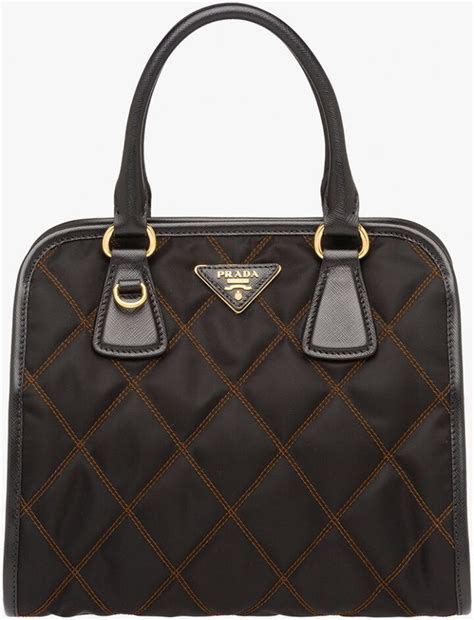 prada quilted fabric bag re dye